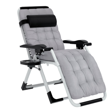 Gardeon Sun Lounge Folding Lounger Camping Zero Gravity Chair Outdoor Furniture.
