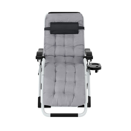 Gardeon Sun Lounge Folding Lounger Camping Zero Gravity Chair Outdoor Furniture.