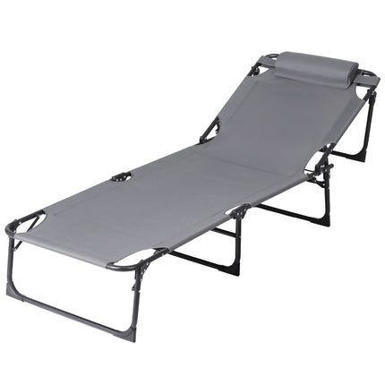 Gardeon Sun Lounger Folding Lounge Beach Chair Patio Outdoor Furniture.