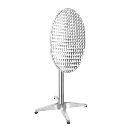 Gardeon Set of 2 Outdoor Bar Table Aluminium Round 70/110CM.