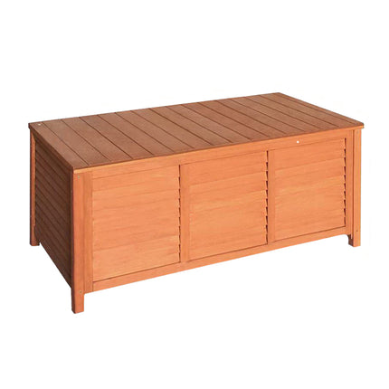 Gardeon Outdoor Storage Bench Box 210L Wooden Patio Furniture Garden Chair Seat.