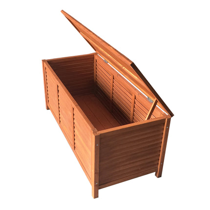Gardeon Outdoor Storage Bench Box 210L Wooden Patio Furniture Garden Chair Seat.