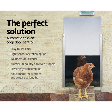 Giantz Automatic Chicken Coop Door Opener.