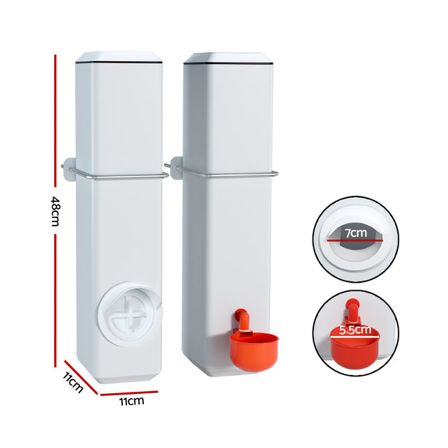 Giantz Chicken Feeder 4L Water Dispenser Automatic Waterer.