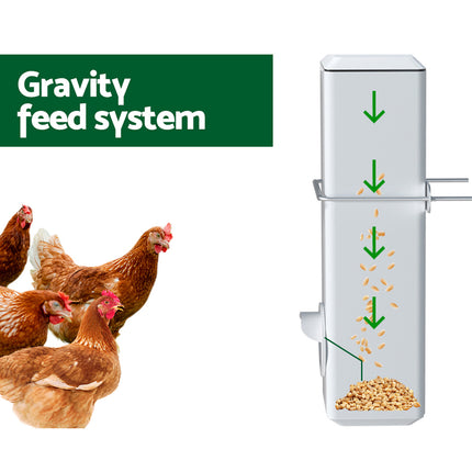 Giantz Chicken Feeder 4L Water Dispenser Automatic Waterer.