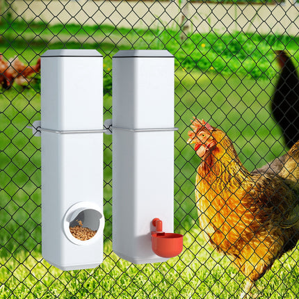 Giantz Chicken Feeder 4L Water Dispenser Automatic Waterer.