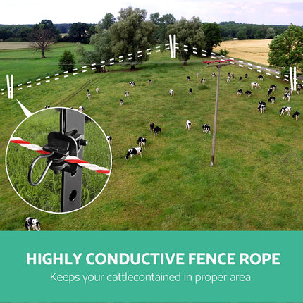 Giantz Electric Fence Poly Rope 500M.