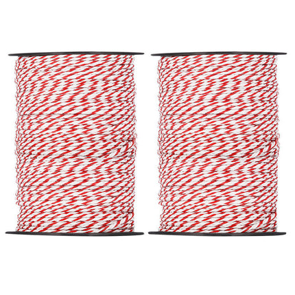 Giantz Electric Fence Poly Rope 2x 500M.