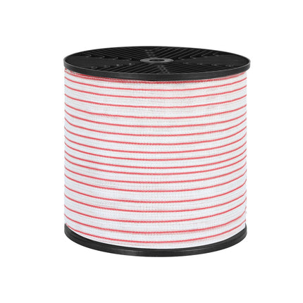 Giantz Electric Fence Tape Polytape 400M Electric Fence Wire Red White.