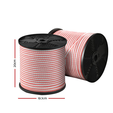 Giantz Electric Fence Poly Tape 400M Insulator.