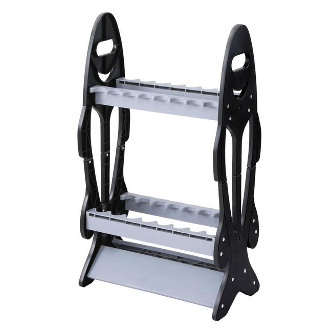 Seamanship Fishing Rod Holder 16 Storage Rack Fishing Pole Stand Garage Organizer Holds.