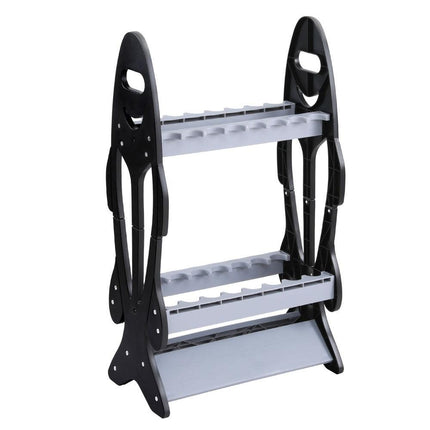 Seamanship Fishing Rod Holder 16 Storage Rack Fishing Pole Stand Garage Organizer Holds.
