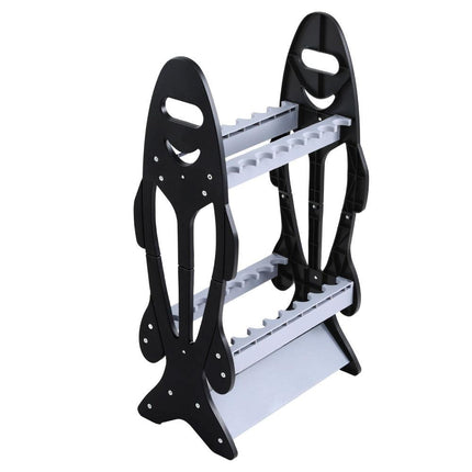 Seamanship Fishing Rod Holder 16 Storage Rack Fishing Pole Stand Garage Organizer Holds.