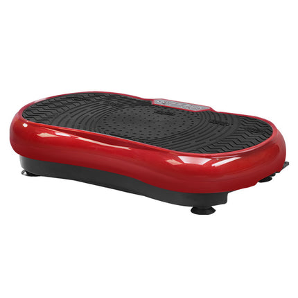 Everfit Vibration Machine Platform Resistance Rope Home Fitness Dark Red.