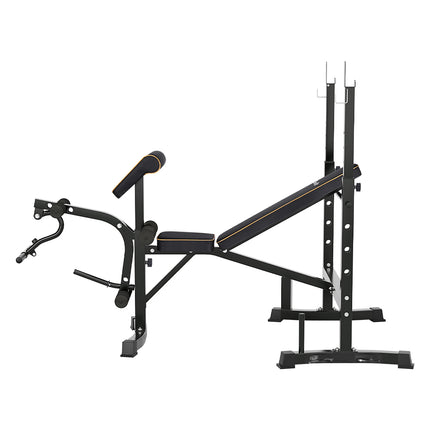 Everfit Weight Bench 10 in 1 Bench Press Home Gym Station 330kg Capacity.