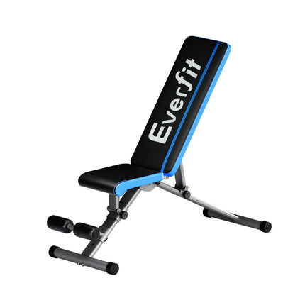 Everfit Weight Bench Adjustable FID Bench Press Home Gym 330kg Capacity.