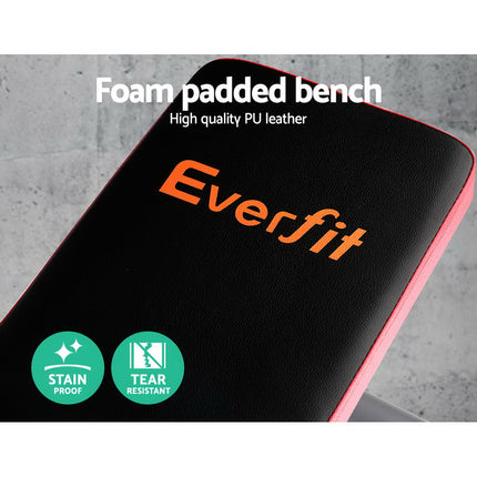 Everfit Weight Bench Squat Rack Bench Press Home Gym Equipment 200kg.