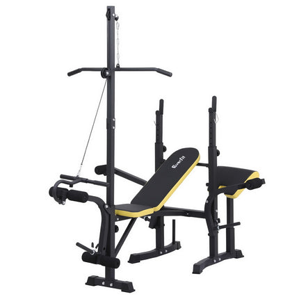 Everfit  Weight Bench 14in1 Press Multi-Station Fitness Home Gym Equipment.