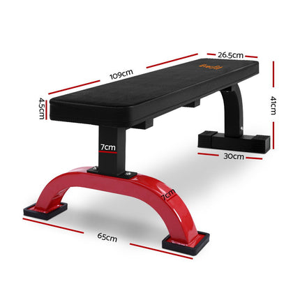 Everfit Weight Bench Adjustable FID Bench Press Home Gym 150kg Capacity.