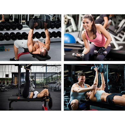 Everfit Weight Bench Adjustable FID Bench Press Home Gym 150kg Capacity.