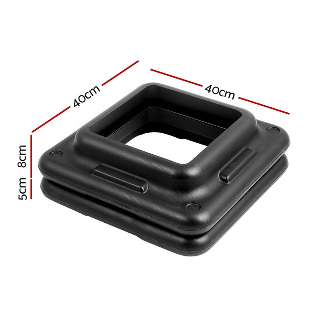 Everfit 2X Aerobic Step Riser Exercise Stepper Block Gym Home Fitness.