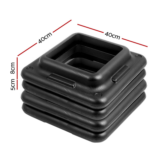Everfit 4X Aerobic Step Riser Exercise Stepper Block Gym Home Fitness.