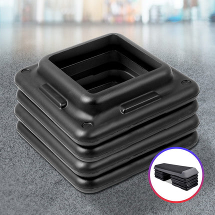 Everfit 4X Aerobic Step Riser Exercise Stepper Block Gym Home Fitness.
