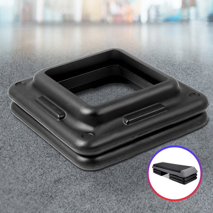 Everfit 2X Aerobic Step Riser Exercise Stepper Block Gym Home Fitness.