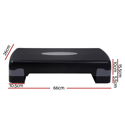 Everfit Aerobic Step Exercise Stepper Steps Home Gym Fitness Block Bench Riser.