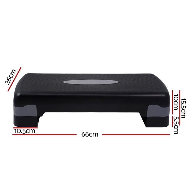 Everfit Aerobic Step Exercise Stepper Steps Home Gym Fitness Block Bench Riser.