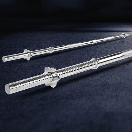 Everfit 168CM 5.5FT Barbell Bar Fitness Weight Plates Dumbbells Row.