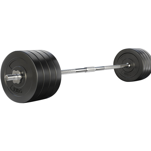 Everfit 88kg Barbell Set Weight Plates Bar Lifting Bench 168cm.