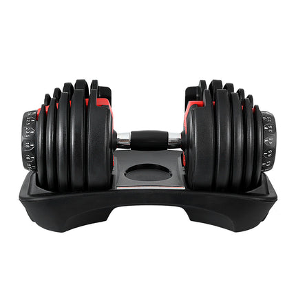 Everfit 24kg Dumbbells Adjustable Dumbbell Weight Plates Home Gym.