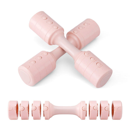 Everfit 2x2.5kg Adjustable Dumbbell Set Weights Set 4-in-1 Home Gym Workout Strength Training.