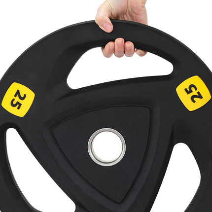 Everfit Weight Plates Olympic 5kg Dumbbells Barbells Plate Weight Lifting Home.