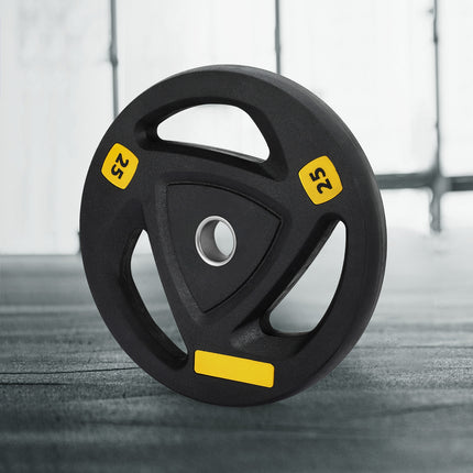 Everfit Weight Plates Olympic 5kg Dumbbells Barbells Plate Weight Lifting Home.