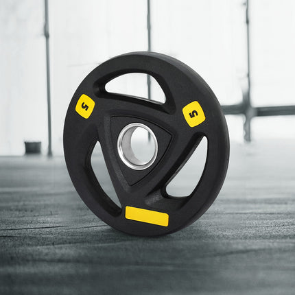 Everfit Weight Plates Olympic 5kg Dumbbells Barbells Plate Weight Lifting Home.