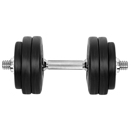 Everfit 30kg Dumbbell Set Weight Plates Dumbbells Lifting Bench.