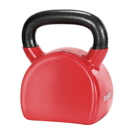 Everfit 24kg Kettlebell Weightlifting Bench Dumbbells Kettle Bell Gym Home.