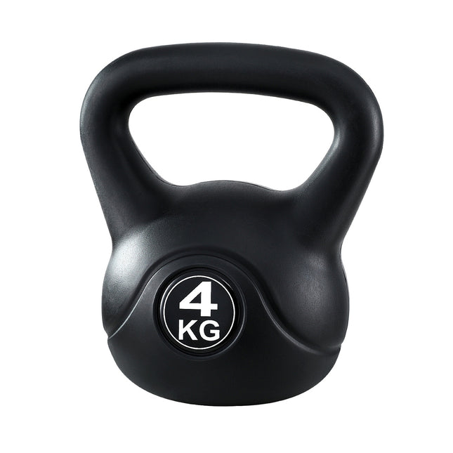 Everfit 4kg Kettlebell Set Weight Lifting Bench Dumbbells Kettle Bell Gym Home.
