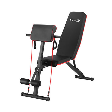 Everfit Weight Bench Adjustable Preacher Curl Bench Press Dumbbell Stool 260kg.