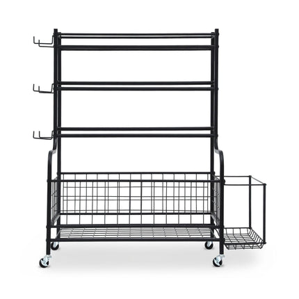 Everfit Dumbbell Rack Weight Rack for Dumbbells Home Gym Storage Black.