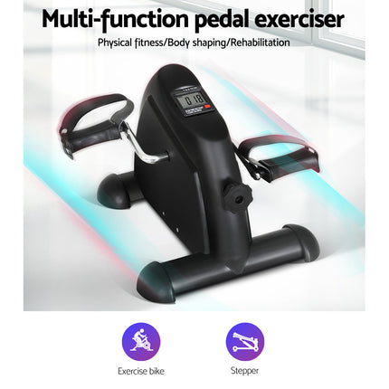Everfit Pedal Exerciser Mini Exercise Bike Cross Trainer Under Desk Bike.