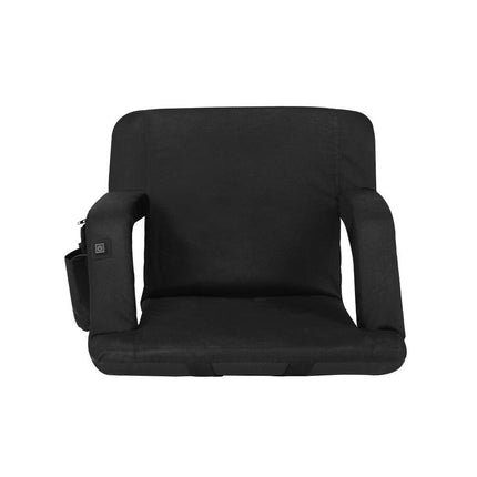 Artiss 2X Floor Lounge Sofa Bed With Armrest Heated Cushion.