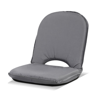 Artiss Floor Lounge Sofa Camping Chair Grey.