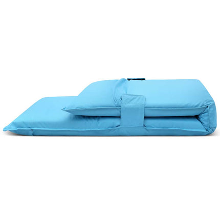 Artiss Floor Lounge Sofa Camping Chair Blue.