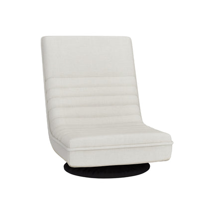 Artiss Floor Lounge Sofa Swivel Foldable Linen White.
