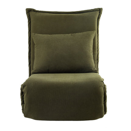 Artiss Floor Lounge Sofa Bed Foldable Green.