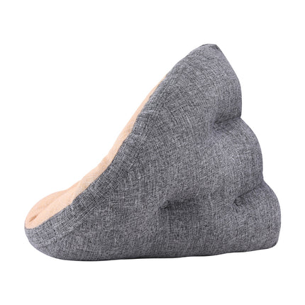 Artiss Floor Lounge Sofa Bed Chair Foldable Washable Beige.