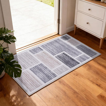 Artiss Floor Rug 50X80cm Doormat Soft Velvet Non-Slip Bath Mat Small Modern.